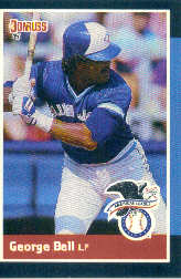 1988 Donruss All-Stars Baseball Cards  006      George Bell